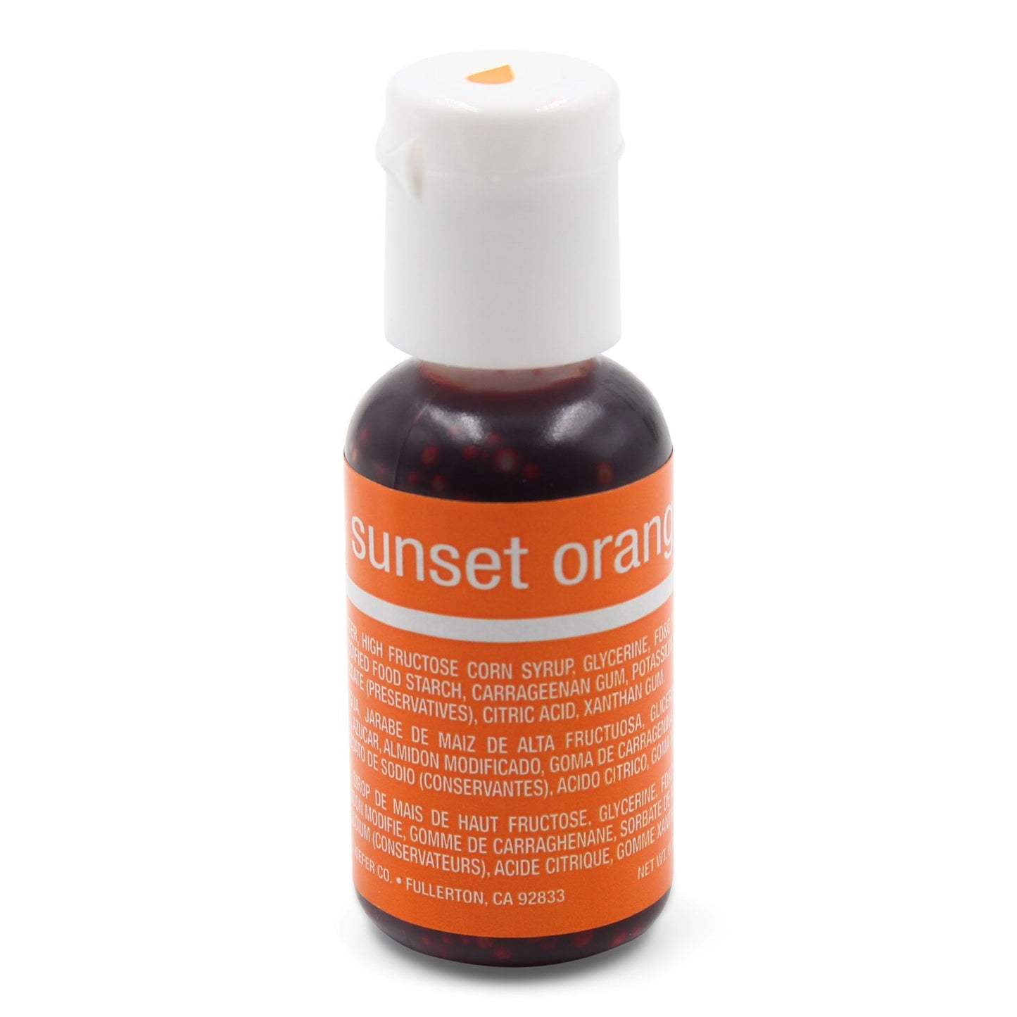 Sunset Orange Liqua Gel 20 Gram Jar