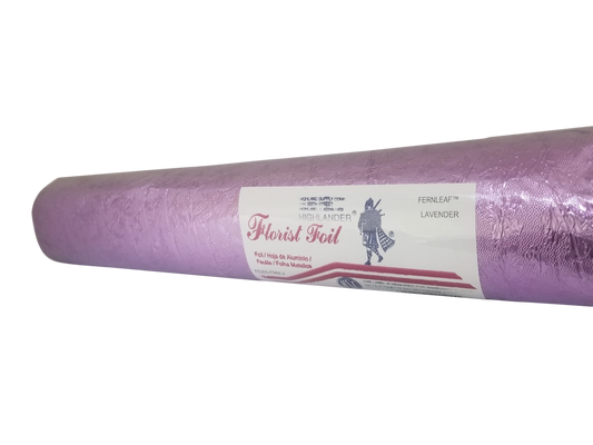 Embossed Foil Roll - Fernleaf Lavender