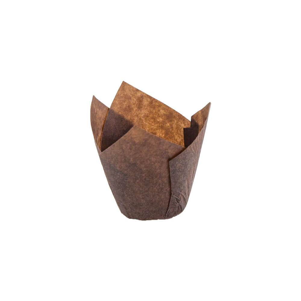 Brown Tulip Baking Cup (Various Options)