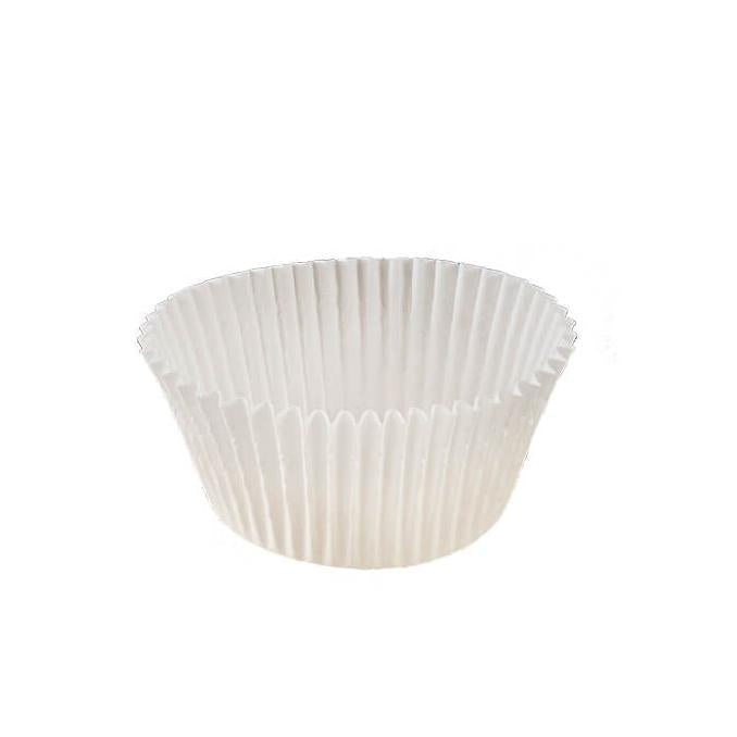 White (Transparent) Fluted Baking Cups - Jumbo Size