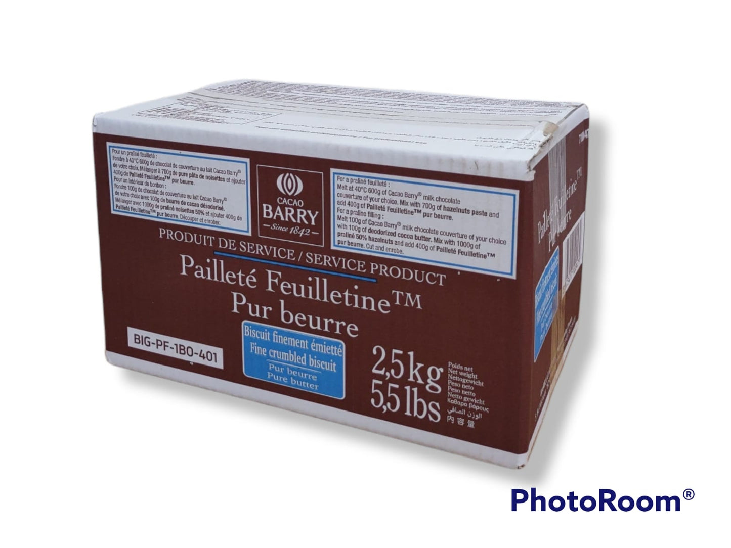 Palets de Chocolat de couverture 100g