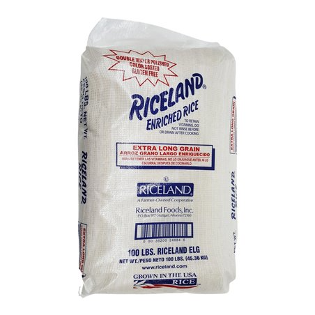 Bulk Riceland Extra Long Grain Rice 4% - 100 LB. - Wholesale Pricing ...