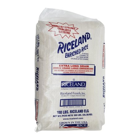 Riceland Extra Long Grain Rice 4% - 100LB.