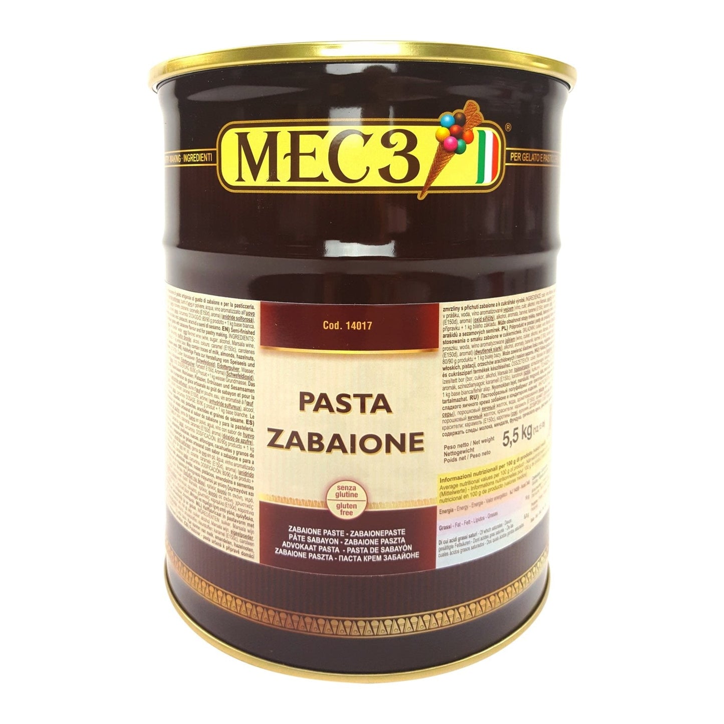 MEC3 Pasta Zabaione Gelato & Pastry Paste