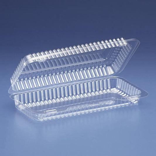 Inline Clear Hinged Containers