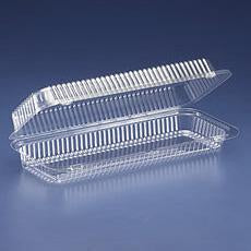 Inline Clear Hinged Containers