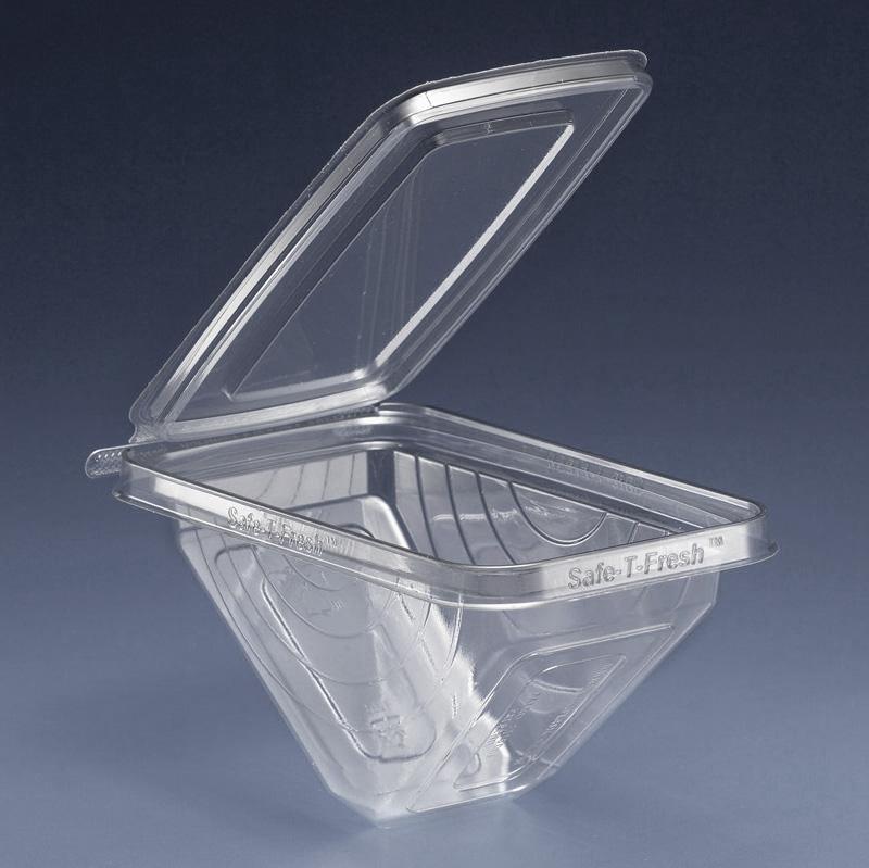 Sandwich Wedge Tear Strip Safety Seal Container