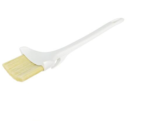 2 Wide Boar Bristle Pastry / Basting Brush with Wood Handle