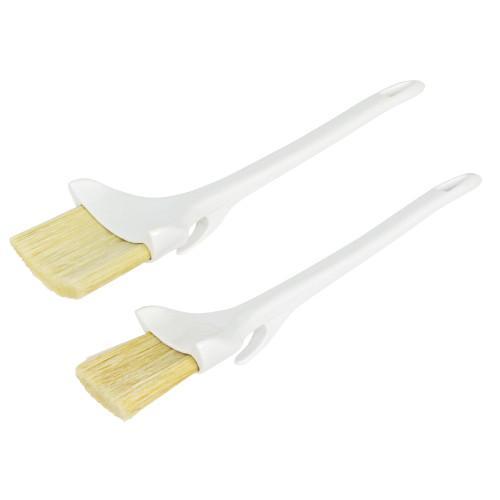 Boar Bristle Pastry Brush - With Hook - 3 inch wide