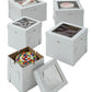 White E-Flue 12 X 12 X 8 Window Cake Box
