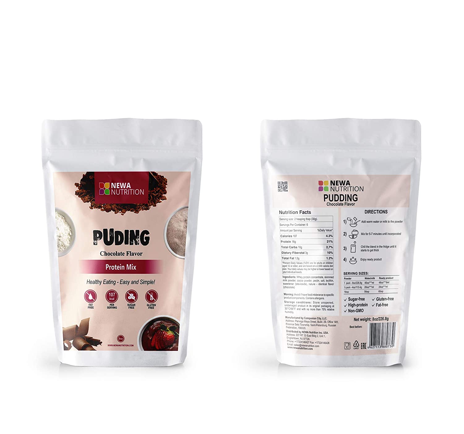 Bulk Chocolate Pudding Protein Mix Bakers Authority