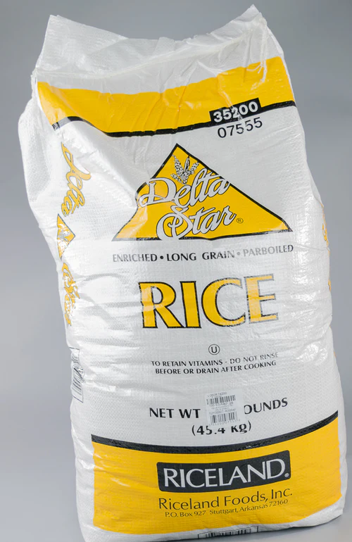 Riceland Delta Star Parboiled Rice - 100 lb
