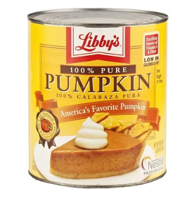 Libby's 100% Pumpkin solids (puree)