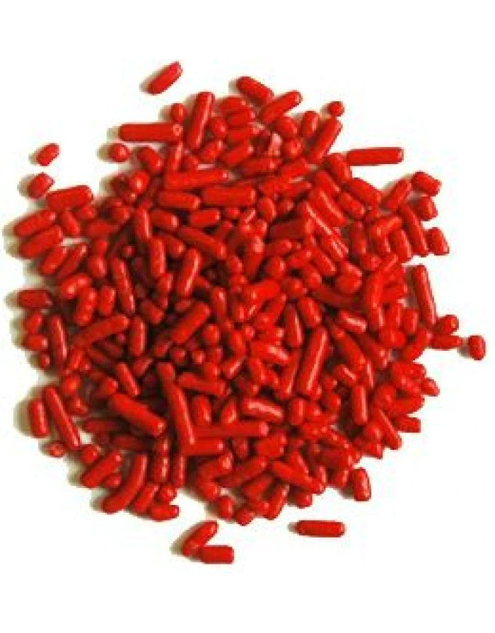 Red Rondo Sprinkle Bulk 10 lb Red Sprinkles at Wholesale Pricing – Bakers Authority