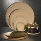 Gold Scalloped Round Corrugated Cake Board - 12"