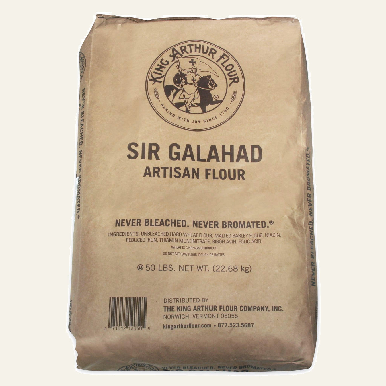 King Arthur Sir Galahad Artisan Flour Bulk 50 lb Bag Bakers Authority