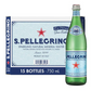San Pellegrino Sparkling Water, 750ML Glass Bottle (15 Pack)