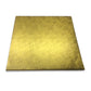 1/2" Thick Gold Half Sheet Cake Drum - 17-3/4 x 13-3/4" (12 Qty)